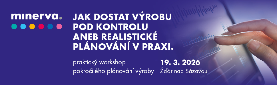 Jak dostat výrobu pod kontrolu aneb plánování v praxi - praktický workshop pokročilého plánování výroby - 19.3.2026 Žďár nad Sázavou