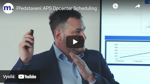 Představení APS Opcenter Scheduling